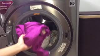 LG 9Kg Steam Washer  Allergry Care Cycle  Washing Clothes in Allergy care cycle [upl. by Arondell369]