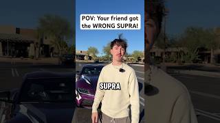 He bought the WRONG SUPRA 😳 supramk5 carguys carguy cartok cars [upl. by Radferd]