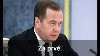 Dmitry Medvedev o skončení ŠVO [upl. by Harutak]