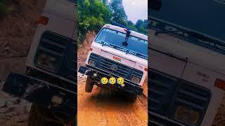 Truck stuck in mudtruck mud offroad subscribe support shortsmuddingrainautomobile driver [upl. by Artenahs592]