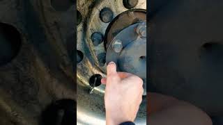 Wheel seal leak caused by improper nut torque [upl. by Euqinwahs]