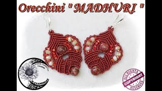 DIY TUTORIAL Macramè Earrings MADHURI [upl. by Nnaitak]