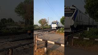 Vande Bharat Express train train sound train station train speed railtrack indiantrains train [upl. by Sampson]