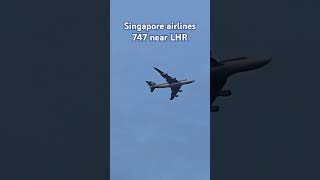 Singapore airlines 747 spotted near LJR [upl. by Jaf]