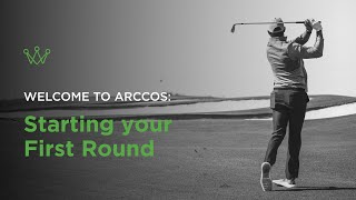 Starting your FIRST Arccos round [upl. by Tegan818]