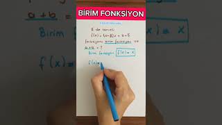 BİRİM FONKSİYON fonksiyonlar birimfonksiyon [upl. by Epuladaugairam]