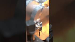 Machining a custom duralumin crankshaft full video link in description shorts [upl. by Eidnac432]