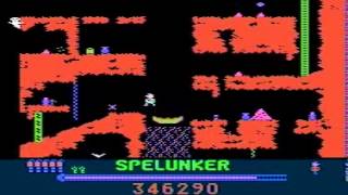 Spelunker  Classic Broderbund game for Atari XLXE [upl. by Ogg]