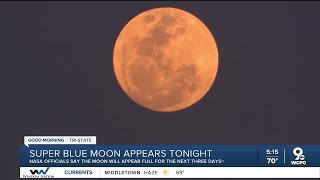 Rare Super Blue Moon tonight why its so unique [upl. by Axela]