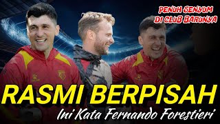 RASMI TINGGAL KAN JDT INI KATA FERNANDO FORESTIERI [upl. by Kerin]