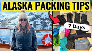 How to Pack for an Alaska Cruise and AVOID Overpacking [upl. by Aonian]