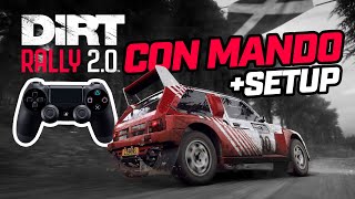 Como jugar con MANDO en DIRT RALLY 20 💥  SET UP  configuración [upl. by Ogilvy]