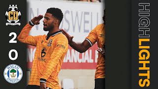 Cambridge United v Wigan Athletic Highlights [upl. by Nesrac]