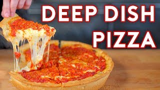 Binging with Babish ChicagoStyle Pizza from The Daily Show [upl. by Plossl]