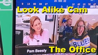 Look Alike Cam The Office Featuring Home Town Hero Pam Beesly 😂 😍 😜 funny stl [upl. by Hsan]