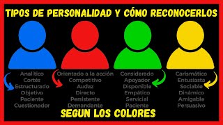 🔴TIPOS DE PERSONALIDAD SEGÚN LOS COLORES AZUL ROJO VERDE AMARILLO CÓMO RECONOCERLOS Henry Herrera [upl. by Haslett746]