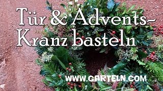 Türkranz bzw Adventskranz selbst basteln [upl. by Bond368]