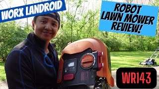 Worx Landroid WR143 Review from a Regular Dude  Fully Automated Robotic Lawn Mower [upl. by Hsetih381]