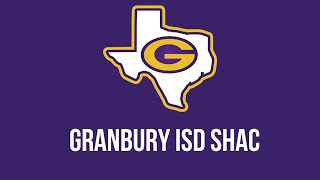 Granbury ISD School Health Advisory Council September 6 2023 [upl. by Morra]