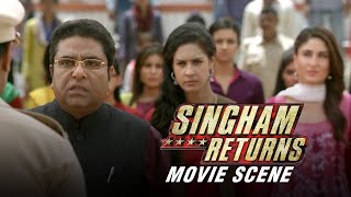 Time for Justice  Singham Returns  Movie Scene  Ajay Devgn  Rohit Shetty [upl. by Annoik54]