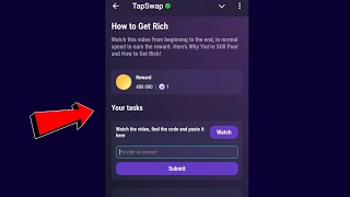 How to Get Rich  TapSwap Code  Here’s Why You’re Still Poor and How to Get Rich [upl. by Dazhehs]