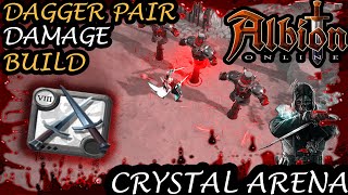 Dagger Pair Damage Build  Crystal Arena Crystal RankSeason 24  Albion Online [upl. by Elnore120]