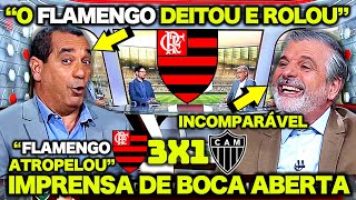 “O FLAMENGO DEITOU E ROLOU FEZ O QUE QUIS ” ZINHO e PASCOAL FICAM de BOCA ABERTA com o FLAMENGO [upl. by Nalaf]