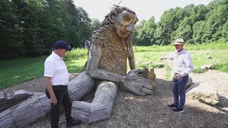 Chucks Big Adventure in Kentucky I Finding giants at Bernheim Forest [upl. by Wurst]