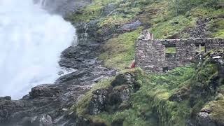 Kjosfossen쿄스폰센 폭포의 요정 Flåm Railway in Norway [upl. by Nahtannhoj]