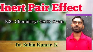 Inert pair Effect exhibited in pblock elements I Representative elemnts I Subin Kumar K [upl. by Oralee829]