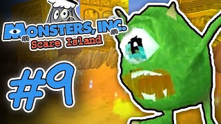 Monsters Inc Scare IslandScream Team LETS PLAY Part 9  Mikes Rescue [upl. by Inoliel]