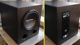 DIY  Pro Audio Plate Amplifier Powered Subwoofer [upl. by Allard307]