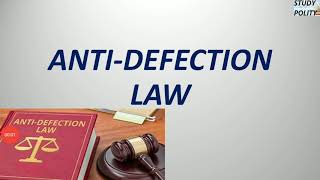 ANTIDEFECTION LAW IN TAMIL  10TH SCHEDULE  INDIAN POLITY  STUDY POLITY  FOR UPSCTNPSC SSC [upl. by Schaffer]