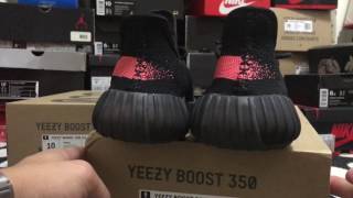 YEEZY BOOST 350 V2 黑紅真假比對影片 [upl. by Liggitt683]