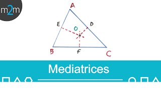 Mediatrices y circuncentro de un triángulo rectángulo [upl. by Megdal]