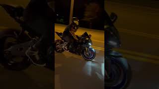 Straight Piped Yamaha R1M Wheelie 🚀 [upl. by Barnard]