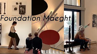 visit to Fondation Maeght real sounds of the museum [upl. by Madi]