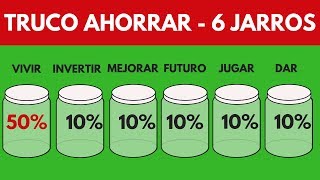 Truco de los 6 Frascos  Cómo Administrar y Ahorrar Dinero para Crear Abundancia [upl. by Annahsat]