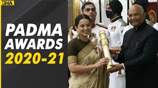 Padma Awards PV Sindhu Kangana Ranaut among 119 people honoured  Padma Awards Ceremony 2021 [upl. by Ayaj]