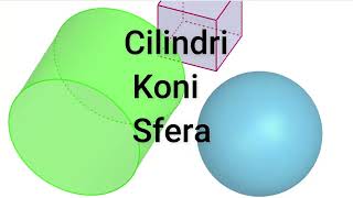 Vizatimi i trupave gjeometrike Cilindri koni sfera [upl. by Matlick]