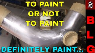 PAINT ON INTERCOOLER PIPES WHY NOT TURBO LSX C10 UPDATE [upl. by Akenet]