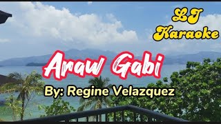 Araw Gabi  Regine Velasquez Karaoke HD [upl. by Maziar645]