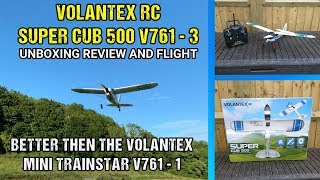 Volantex V7613 Super Cub 500 Stabilized RC Plane Review And Flight [upl. by Anum78]