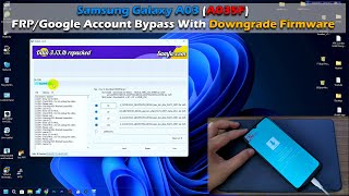 NEW  Samsung Galaxy A03 A035F  FRPGoogle Account Bypass With Downgrade Firmware [upl. by Nyltiak686]