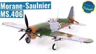 French MoraneSaulnier MS406  COBI 5724 Speed Build Review [upl. by Irpac]