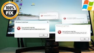 Can not find script file Maintenancevbs and StartupCheckvbs [upl. by Swanson391]