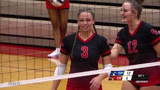 Prep Volleyball Champlain Park at Coon Rapids 92823 Full Match [upl. by Eellah]