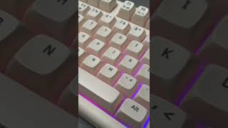 EWEADN V97 Cute Creamy Keyboard： Let’s Get Clickygamingsetup gamingsetup gamingkeyboard gaming [upl. by Venator]