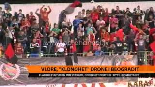 Dron edhe në ndeshjen FlamurtariSkënderbeu  Top Channel Albania  News  Lajme [upl. by Alaham]