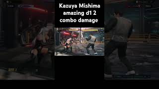 Kazuya Mishima amazing ws1 2 combo damage [upl. by Eiten597]